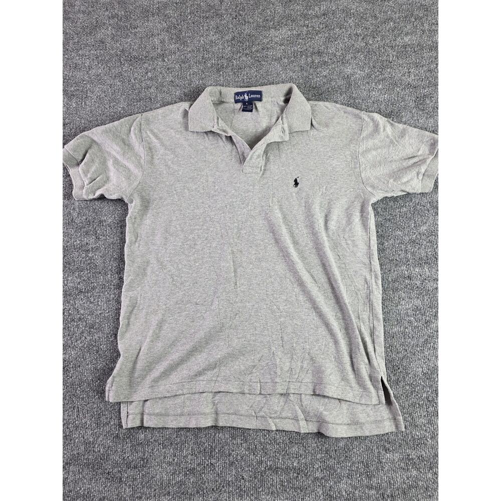 Polo Ralph Lauren Shirt Mens Large Cotton Grey Gray RL